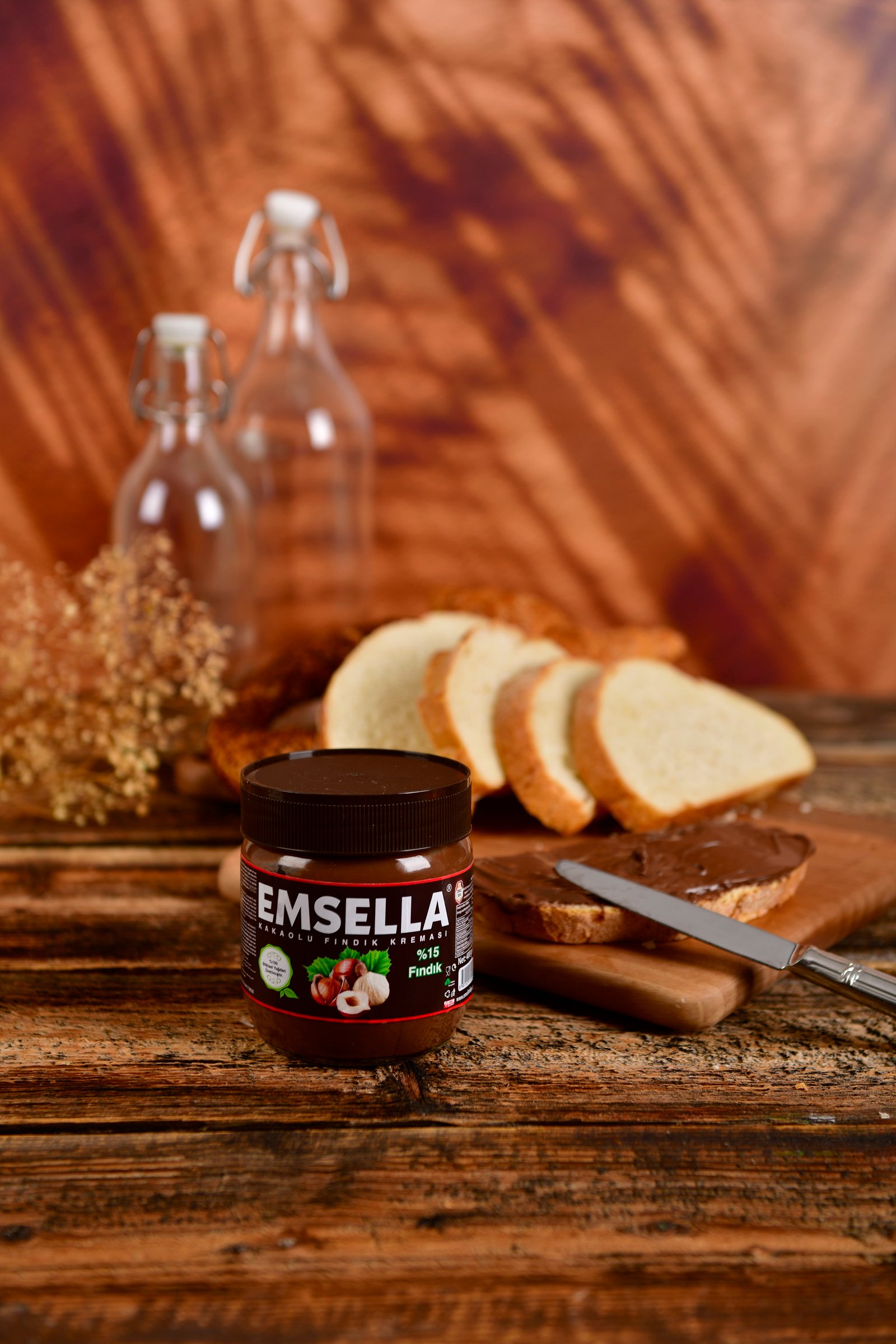 Emsella Kakaolu Fındık Kreması 400gr Cam kavanoz